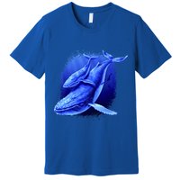 Whale Song of the Deep Premium T-Shirt