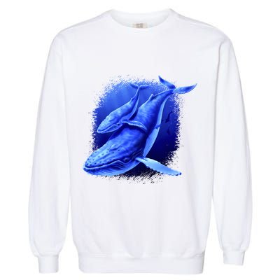 Whale Song of the Deep Garment-Dyed Sweatshirt