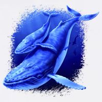 Whale Song of the Deep Garment-Dyed Sweatshirt