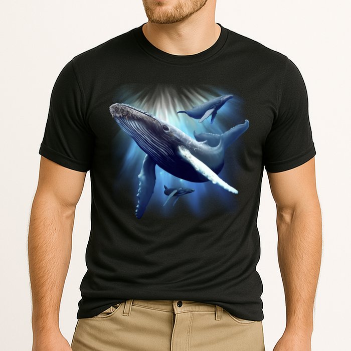 Whales Cooling Performance Crew T-Shirt