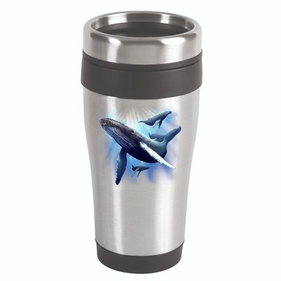 Whales 16oz Travel Tumbler