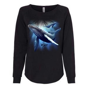 Whales Womens California Wash Sweatshirt