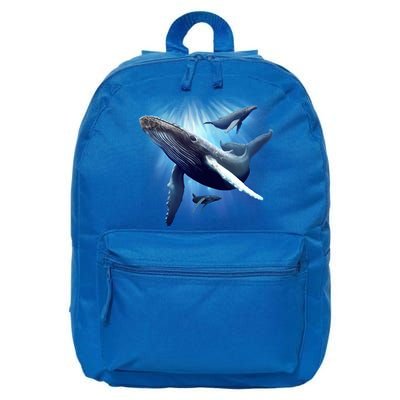 Whales 16 in Basic Backpack
