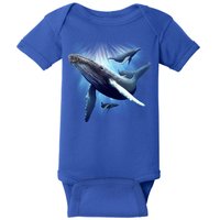 Whales Baby Bodysuit