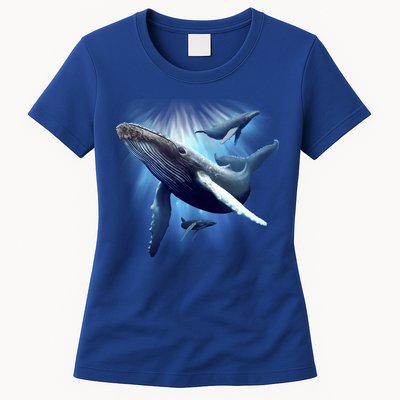 Whales Womens T-Shirt