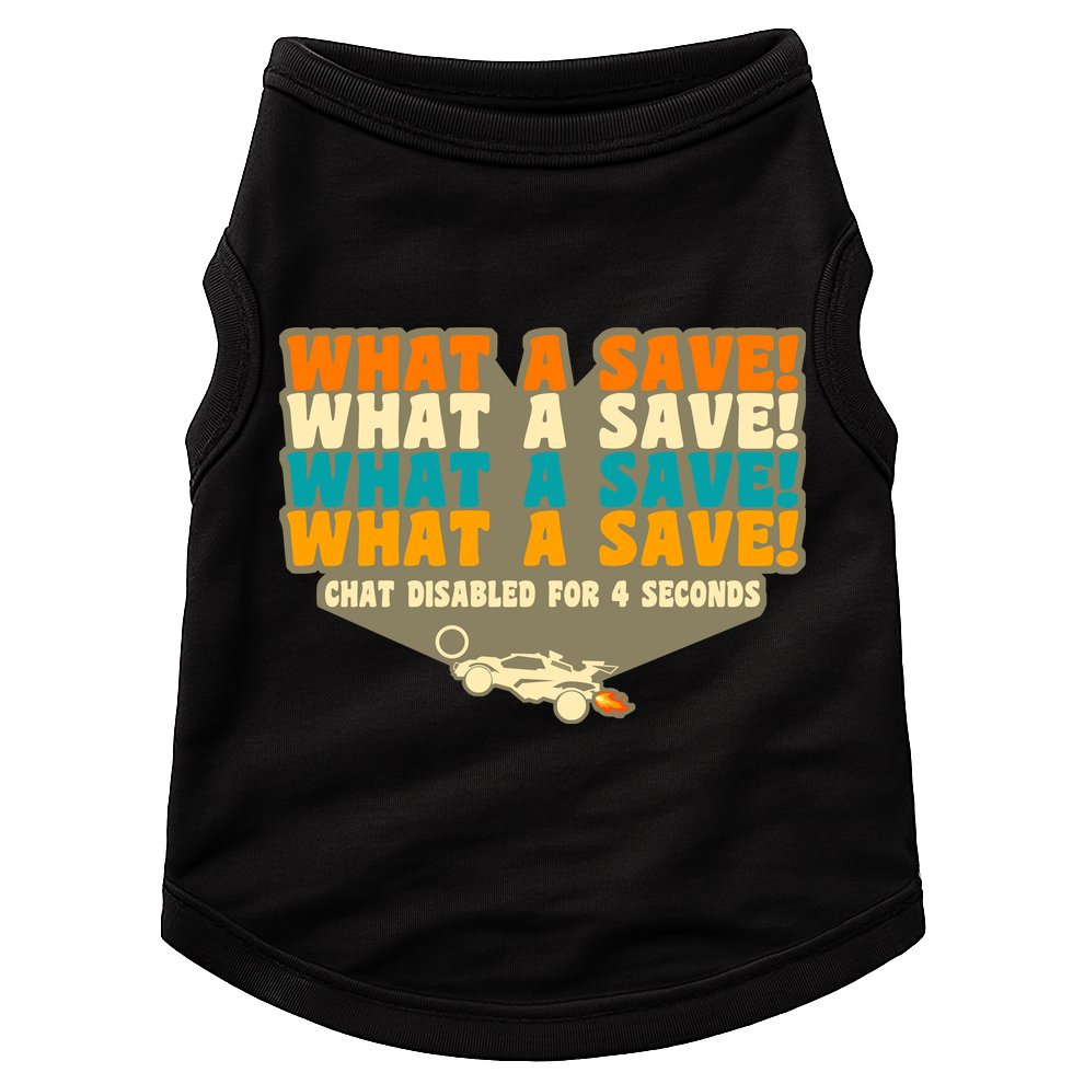 What A Save Rocket Soccer Doggie Tank