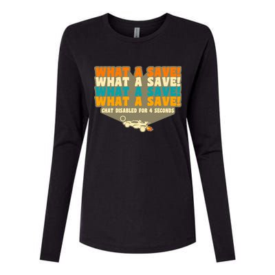 What A Save Rocket Soccer Womens Cotton Relaxed Long Sleeve T-Shirt