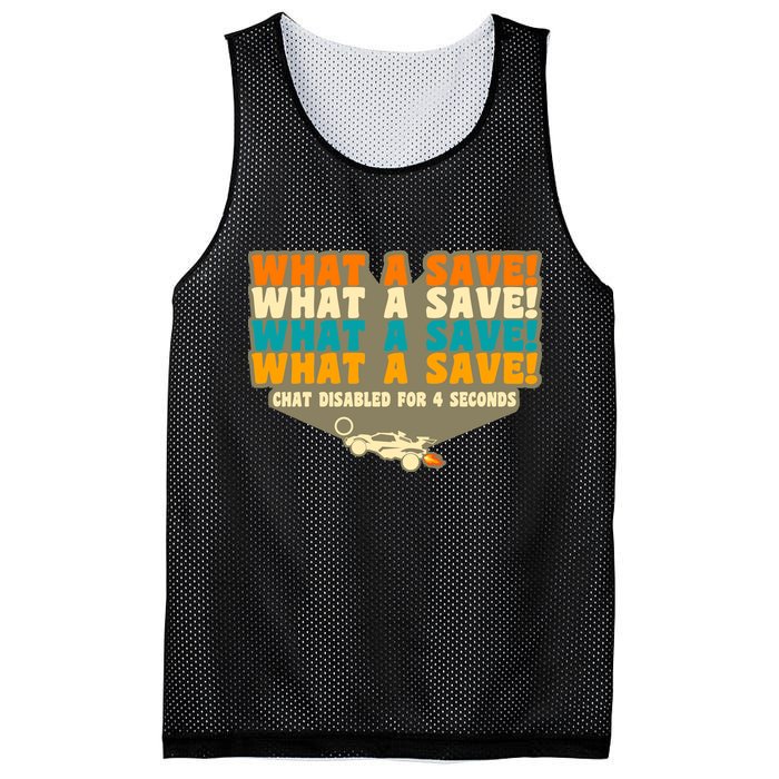 What A Save Rocket Soccer Mesh Reversible Basketball Jersey Tank