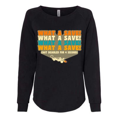 What A Save Rocket Soccer Womens California Wash Sweatshirt