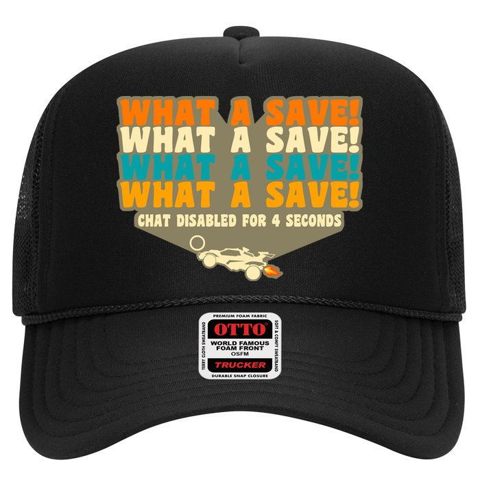 What A Save Rocket Soccer Trucker Hat