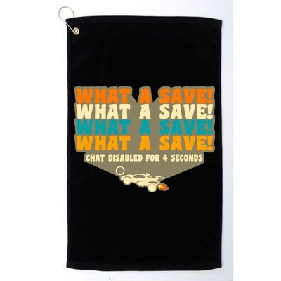 What A Save Rocket Soccer Golf Towel