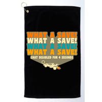 What A Save Rocket Soccer Golf Towel