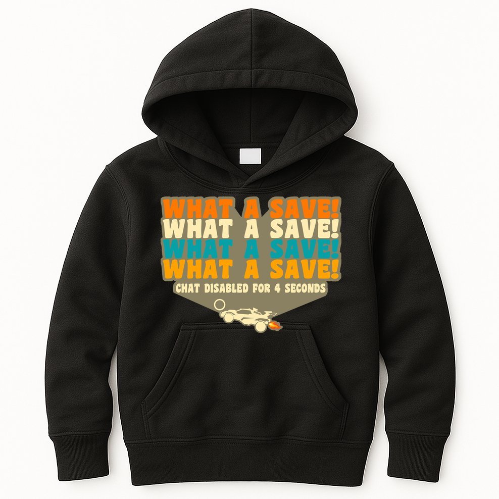 What A Save Rocket Soccer Kids Hoodie