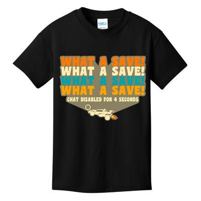 What A Save Rocket Soccer Kids T-Shirt
