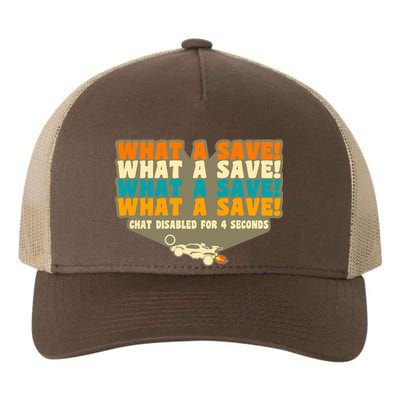 What A Save Rocket Soccer Yupoong Adult 5-Panel Trucker Hat