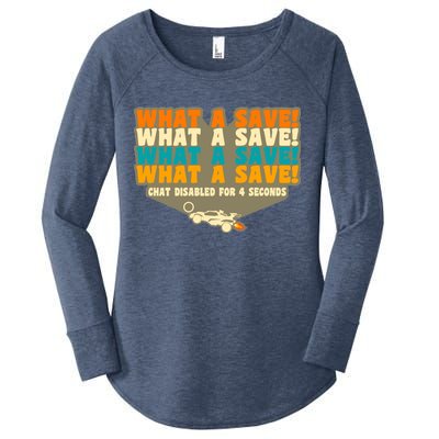 What A Save Rocket Soccer Women's Perfect Tri Tunic Long Sleeve Shirt