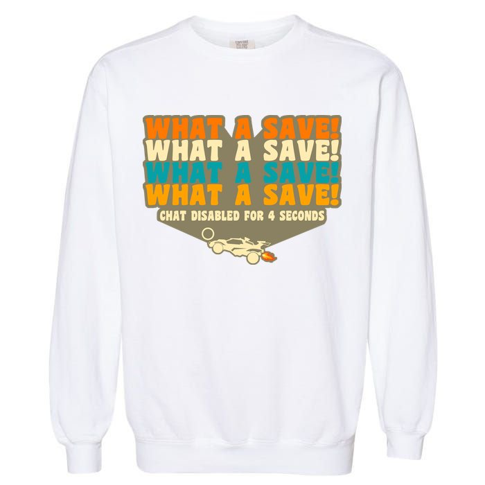 What A Save Rocket Soccer Garment-Dyed Sweatshirt
