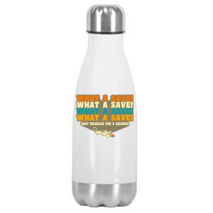 What A Save Rocket Soccer Stainless Steel Insulated Water Bottle