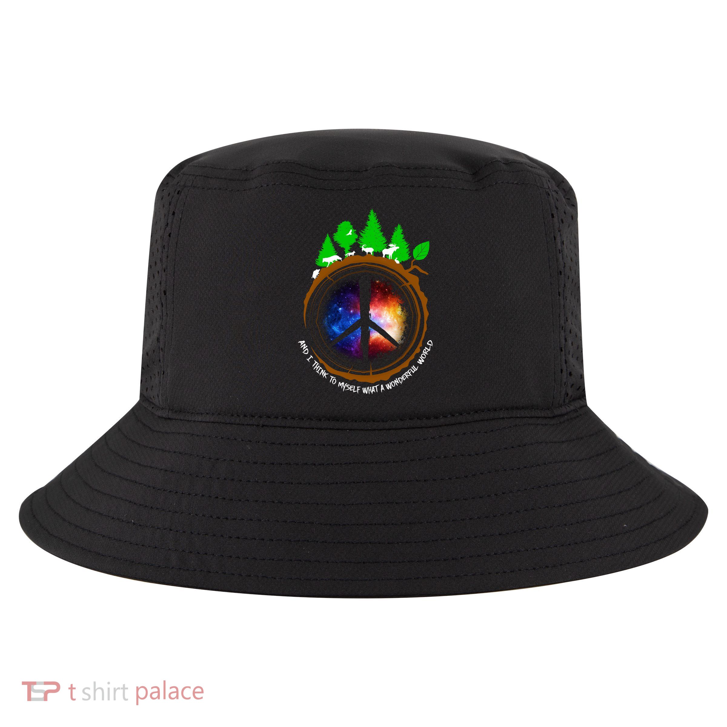 What A Wonderful World Cool Comfort Performance Bucket Hat