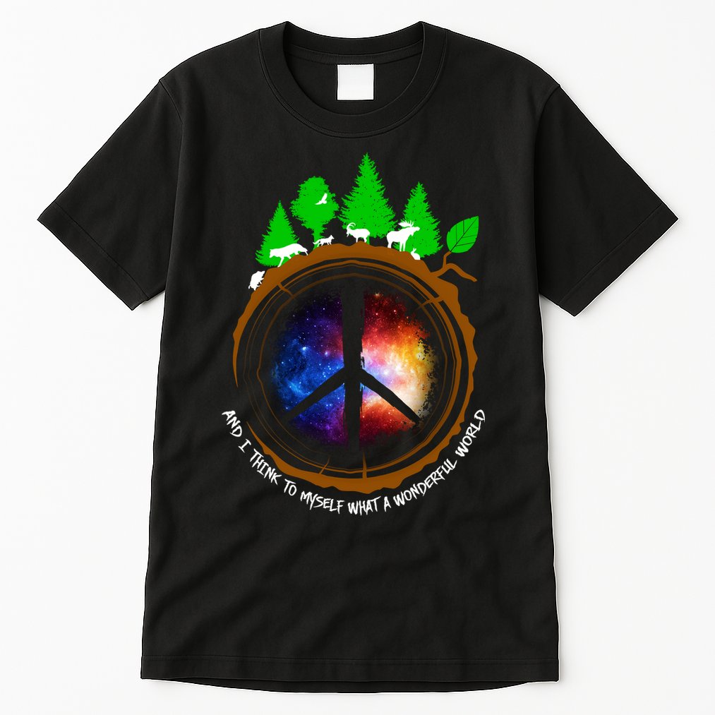 What A Wonderful World Tall T-Shirt