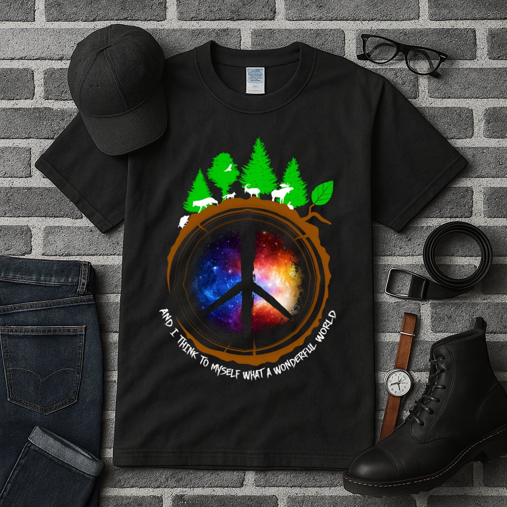 What A Wonderful World Tall T-Shirt