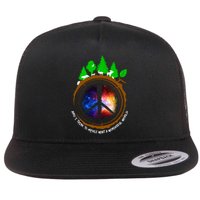 What A Wonderful World Flat Bill Trucker Hat
