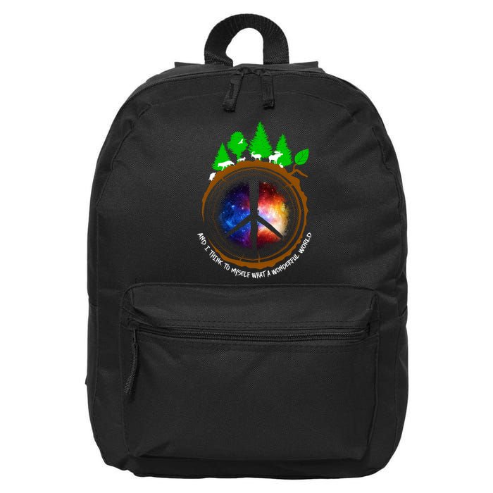 What A Wonderful World 16 in Basic Backpack