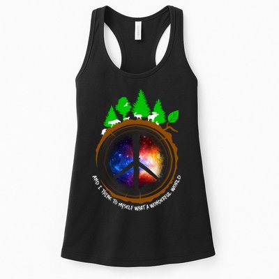 What A Wonderful World Womens Tank Top