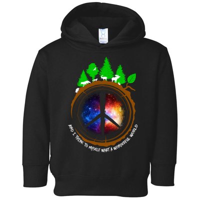 What A Wonderful World Toddler Hoodie
