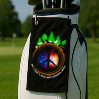 What A Wonderful World Golf Towel