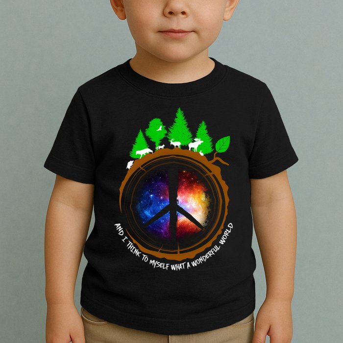 What A Wonderful World Toddler T-Shirt