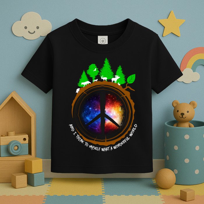 What A Wonderful World Toddler T-Shirt
