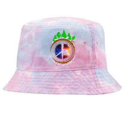 What A Wonderful World Tie-Dyed Bucket Hat