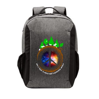 What A Wonderful World Vector Backpack