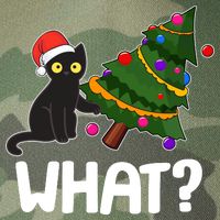 What? Bad Cat Knocking Over Christmas Tree Legacy Tie Dye Trucker Hat