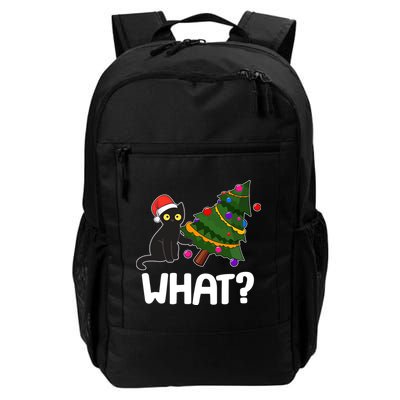 What? Bad Cat Knocking Over Christmas Tree Backpack
