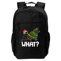 What? Bad Cat Knocking Over Christmas Tree Backpack