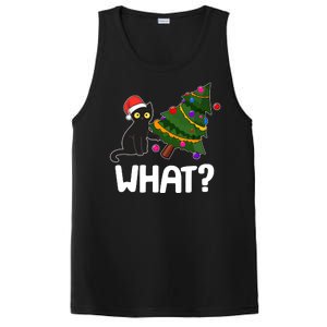 What? Bad Cat Knocking Over Christmas Tree PosiCharge Competitor Tank