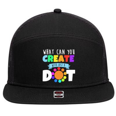 What Can You Create With Dots 7 Panel Mesh Trucker Snapback Hat