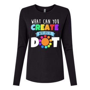 What Can You Create With Dots Womens Cotton Relaxed Long Sleeve T-Shirt