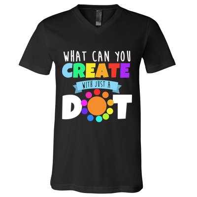 What Can You Create With Dots V-Neck T-Shirt