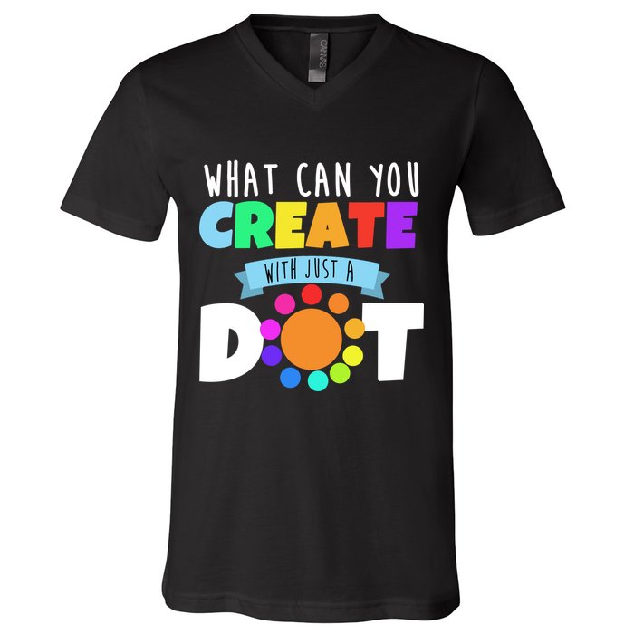 What Can You Create With Dots V-Neck T-Shirt