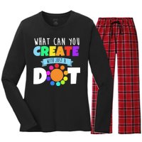 What Can You Create With Dots Women's Long Sleeve Flannel Pajama Set 