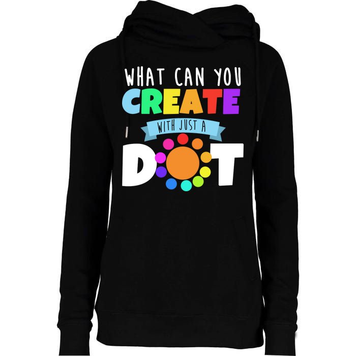 What Can You Create With Dots Womens Funnel Neck Pullover Hood