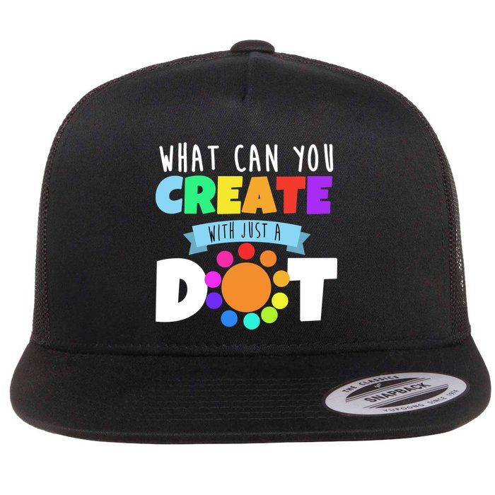 What Can You Create With Dots Flat Bill Trucker Hat
