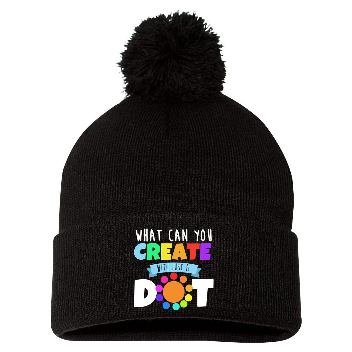 What Can You Create With Dots Pom Pom 12in Knit Beanie