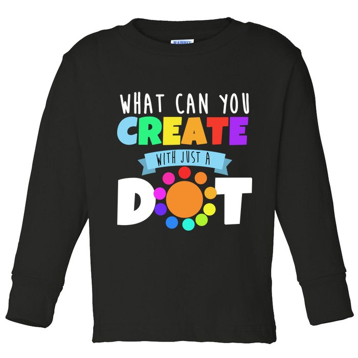 What Can You Create With Dots Toddler Long Sleeve Shirt
