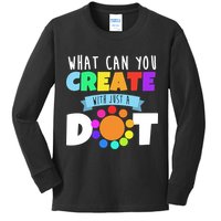 What Can You Create With Dots Kids Long Sleeve Shirt