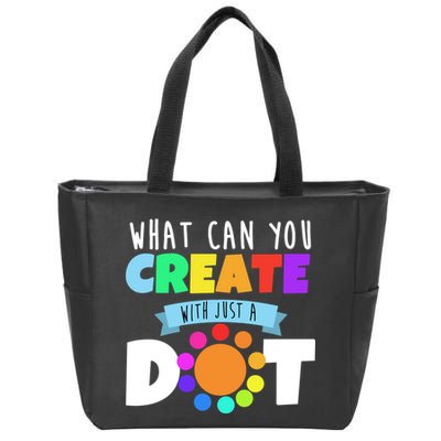 What Can You Create With Dots Zip Tote Bag