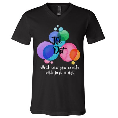 What Can You Create With Just A Dot V-Neck T-Shirt